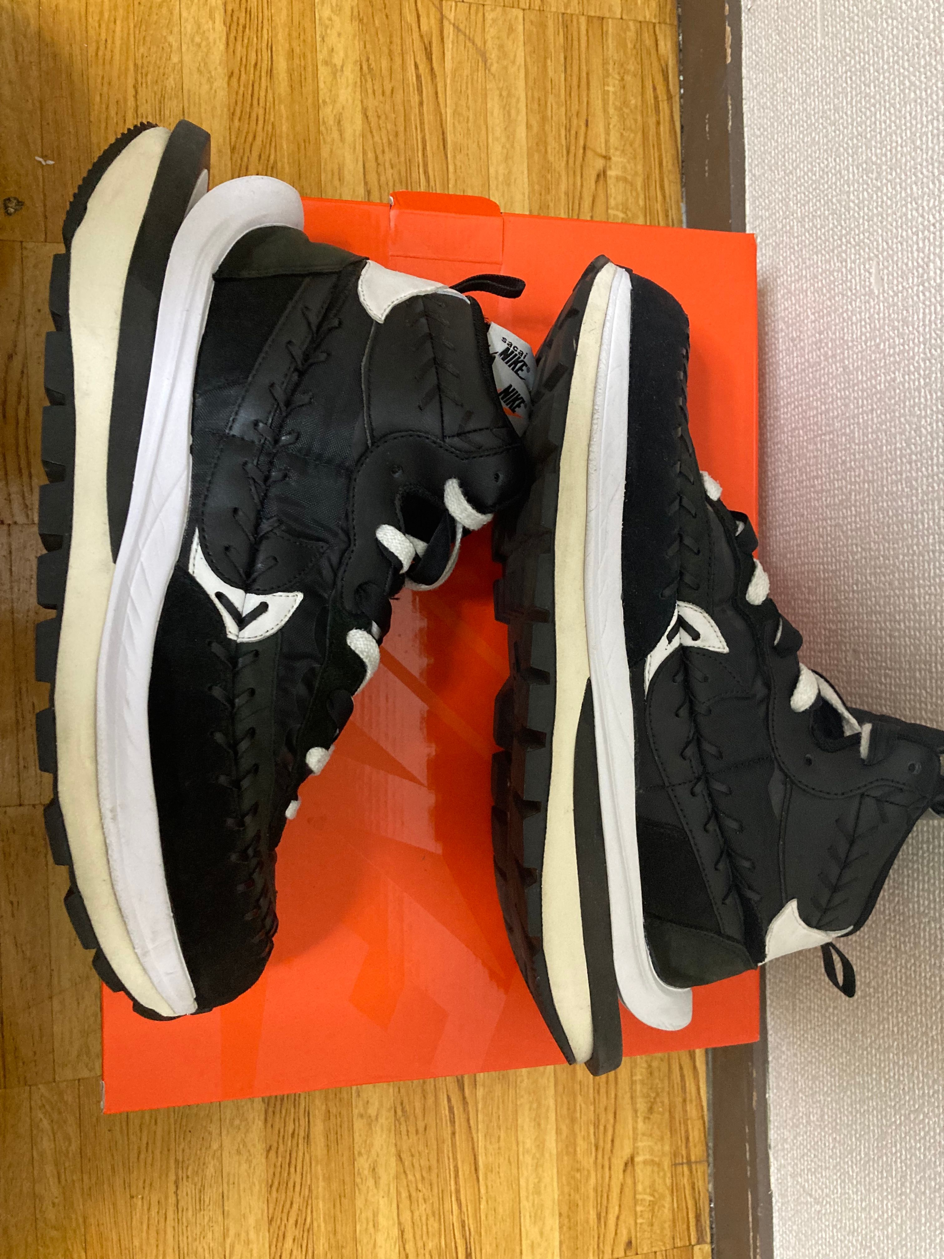 Jean-Paul Gaultier × sacai × Nike Vapor Waffle "Black/Black-White"