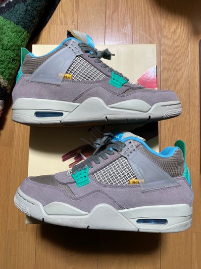 オリジナルデザイン手作り商品 新品 28cm UNION NIKE AJ4 RETRO