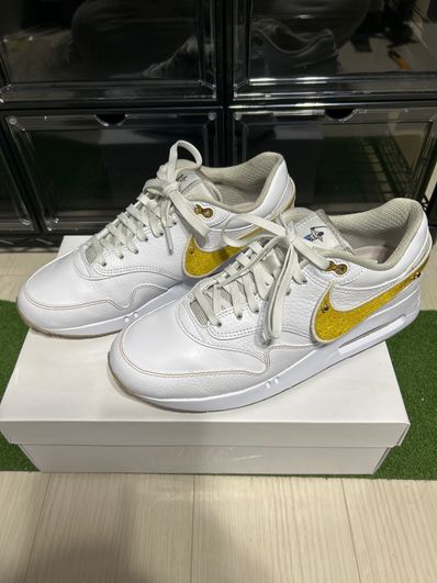 Eastside Golf × Nike Air Max 1 86 OG Golf "White/Metallic Gold/Pure Platinum/Cool Grey"