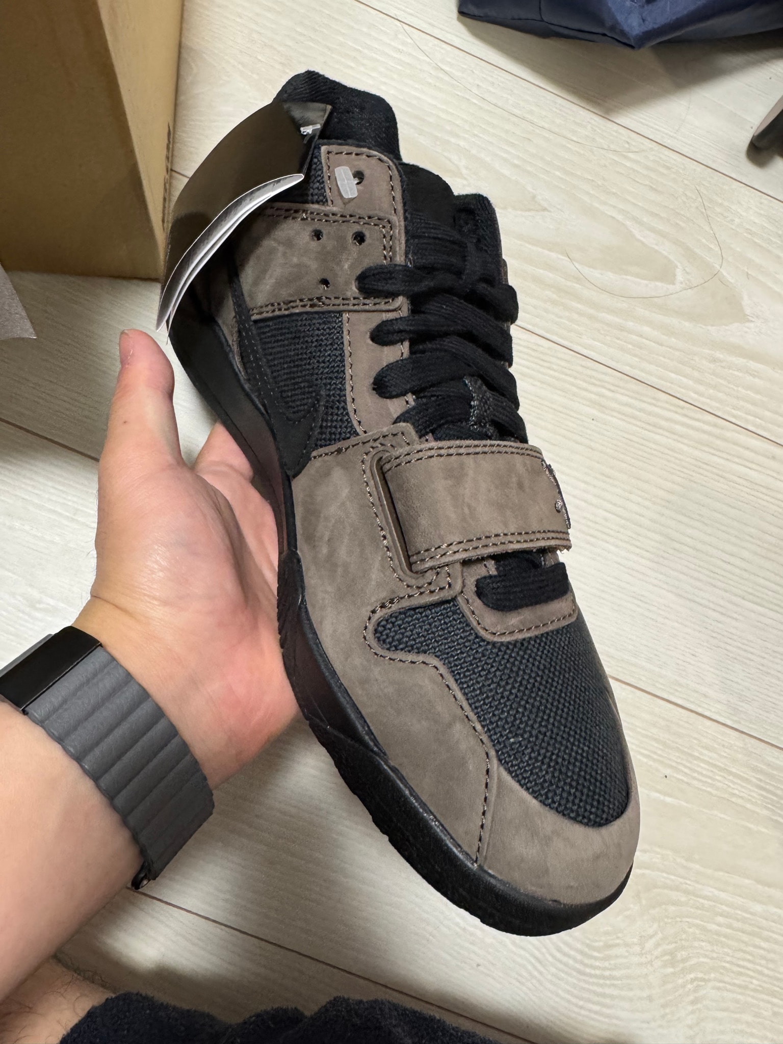 Travis Scott × Nike Jordan Jumpman Jack TR CJ1 T-Rexx "Black and Dark Mocha"