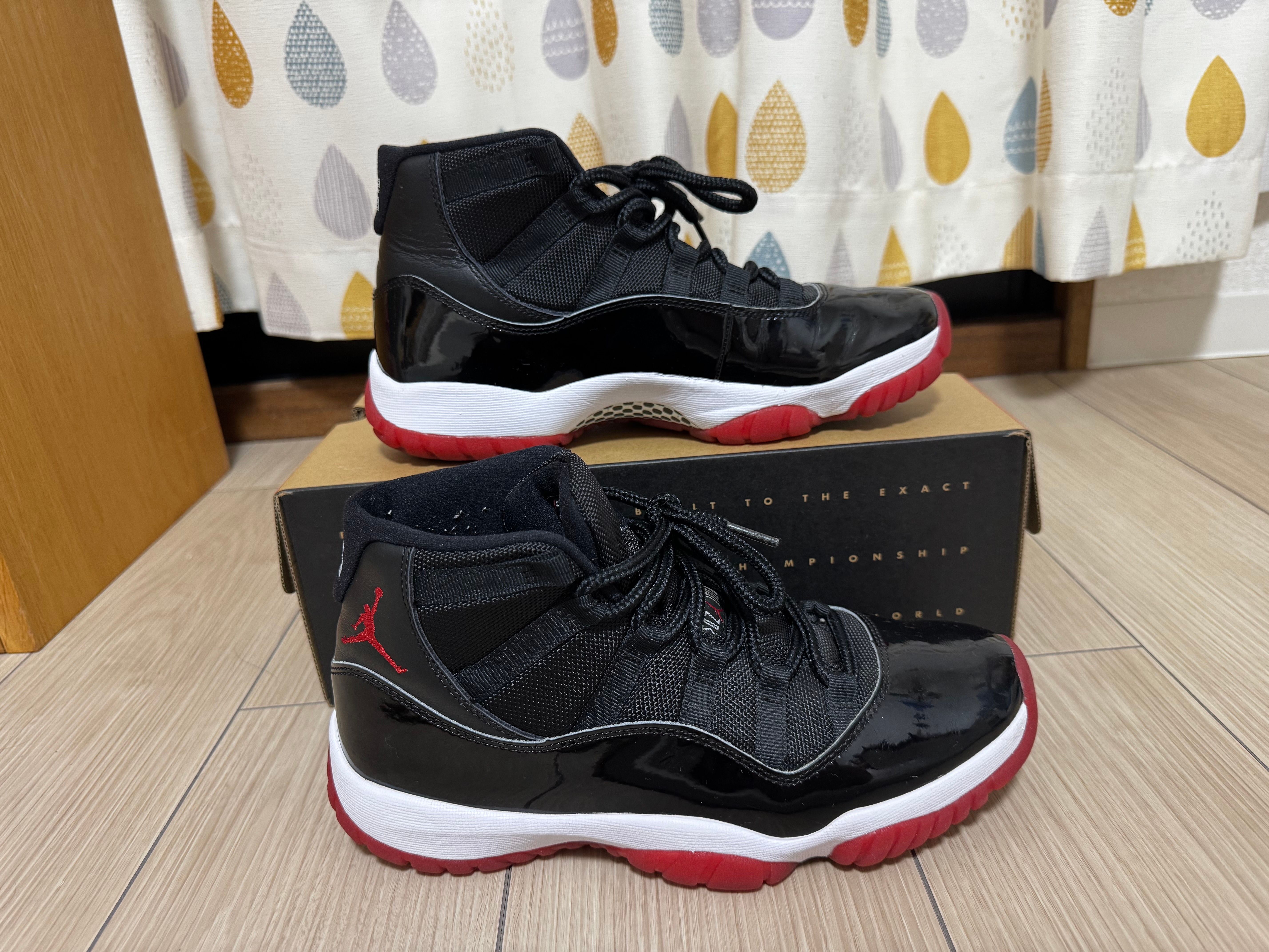 Jordan エアジョーダン 11 ブラック/レッド　27.5 2025年最新】Yahoo!オークション -エアジョーダン11 黒赤の中古