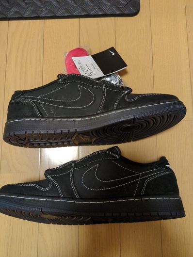 Travis Scott × Nike Air Jordan 1 Low OG SP "Black Phantom"