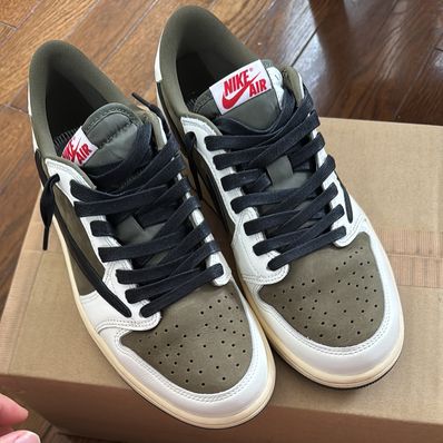 Travis Scott × Nike Air Jordan 1 Low OG SP "Reverse Olive"