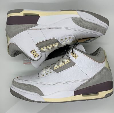 A Ma Maniere × Nike Women's Air Jordan 3 Retro SP "White/Medium Grey Violet Ore"