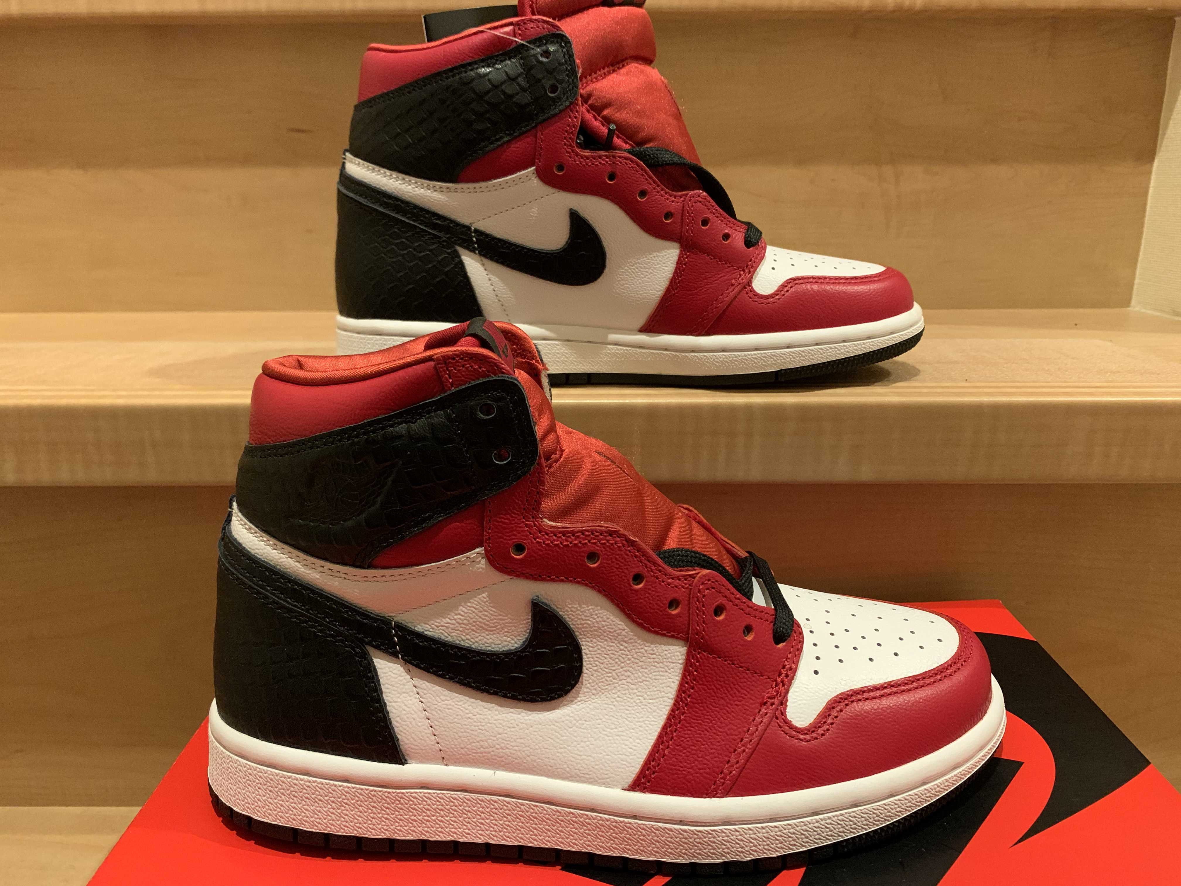 Nike Women's Air Jordan 1 High OG "Satin Red"