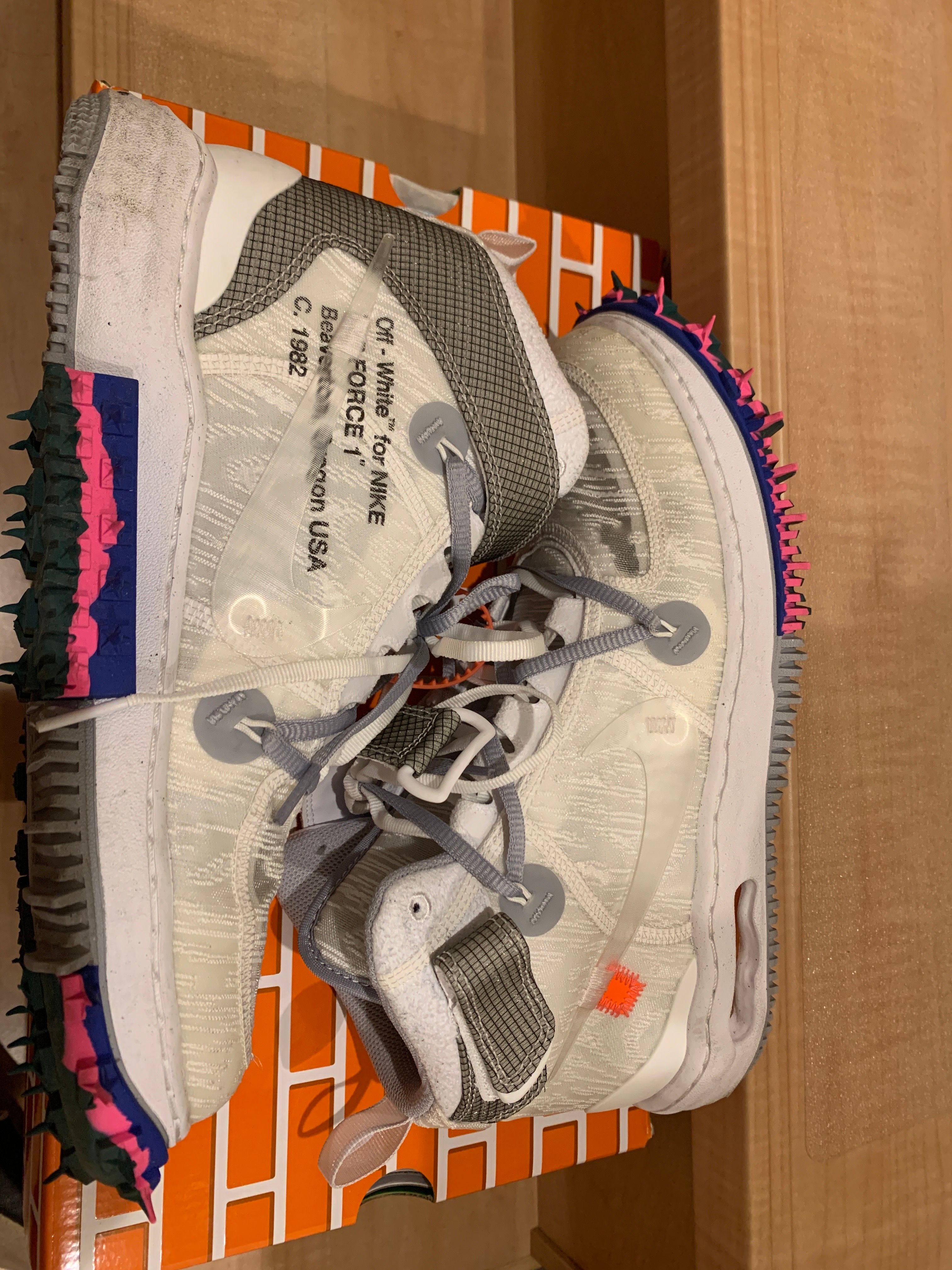 Off-White × Nike Air Force 1 Mid "White"