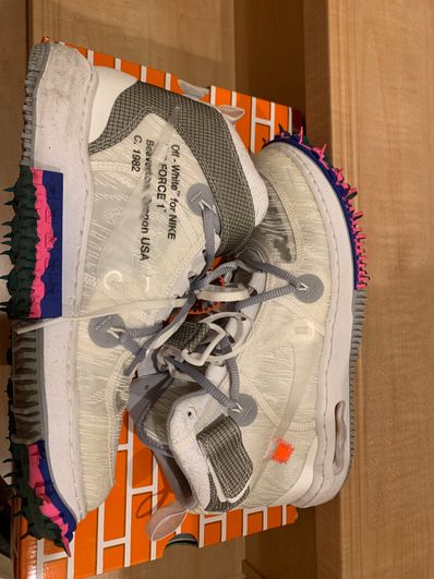 Off-White × Nike Air Force 1 Mid "White"