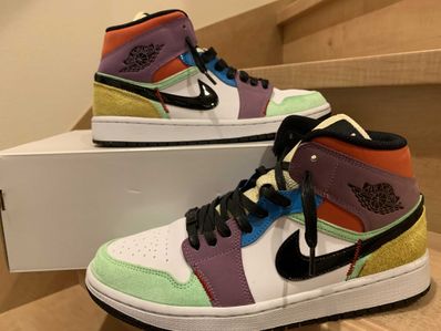 Nike Women's Air Jordan 1 Mid "Multi Color"