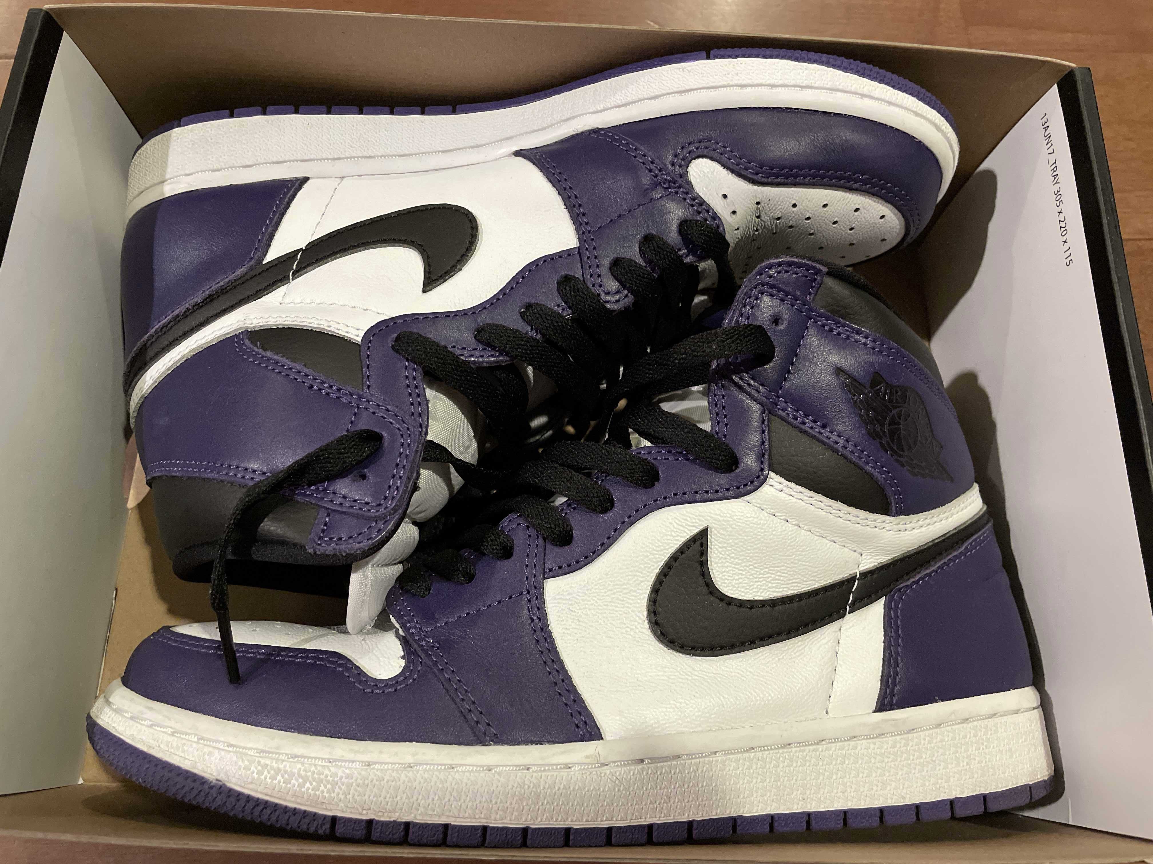 Nike Air Jordan 1 Retro High OG "Court Purple White/Black" (2020)   