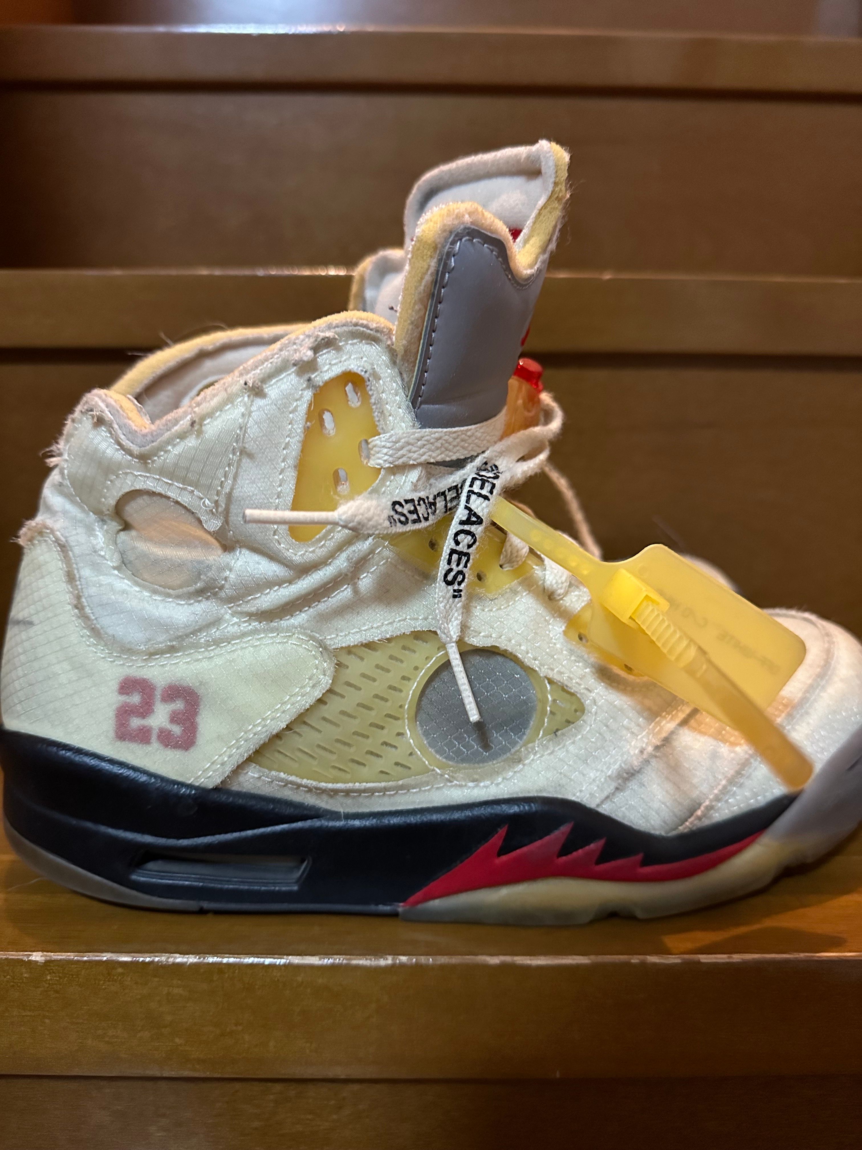 Off-White × Nike Air Jordan 5 "Sail"