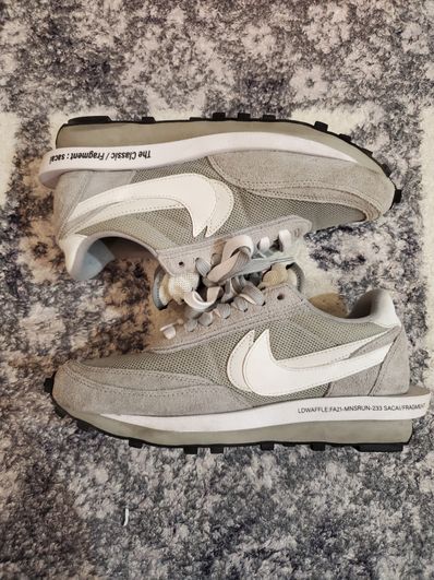 Fragment × sacai × Nike LD Waffle "Light Smoke Grey"