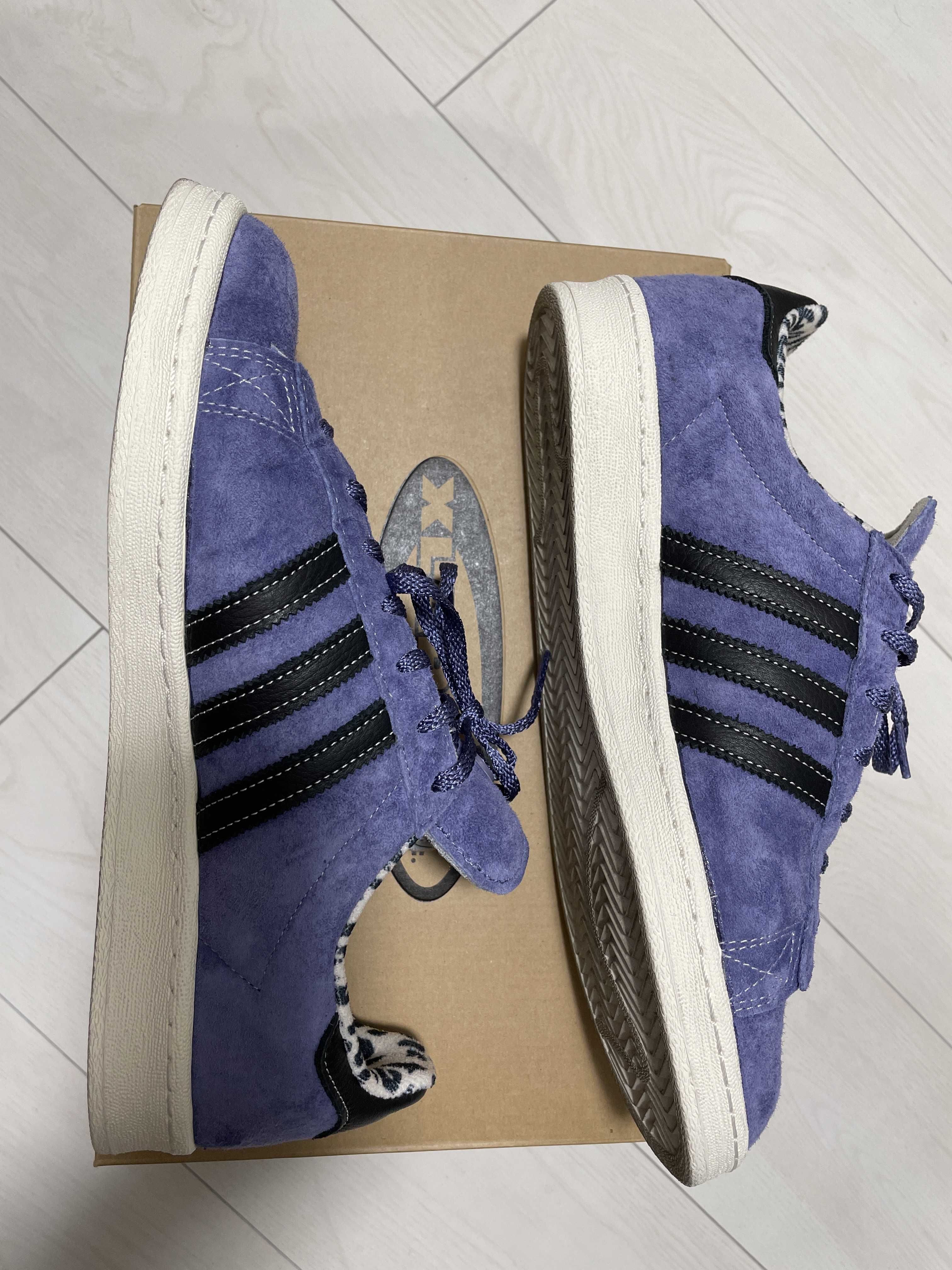 X-Large × adidas Consortium Campus 80 "Orbit Violet/Core Black/Core White"