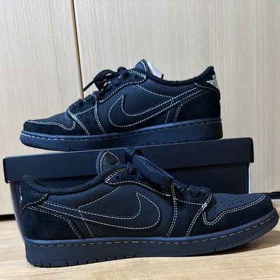 Travis Scott × Nike Air Jordan 1 Low OG SP "Black Phantom"