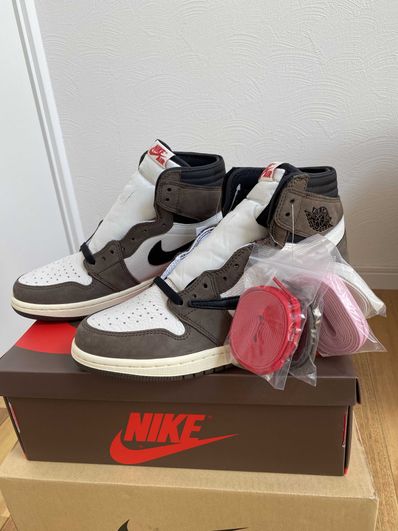 Travis Scott × Nike Air Jordan 1 Retro High OG TS SP "Sail/Dark Mocha"