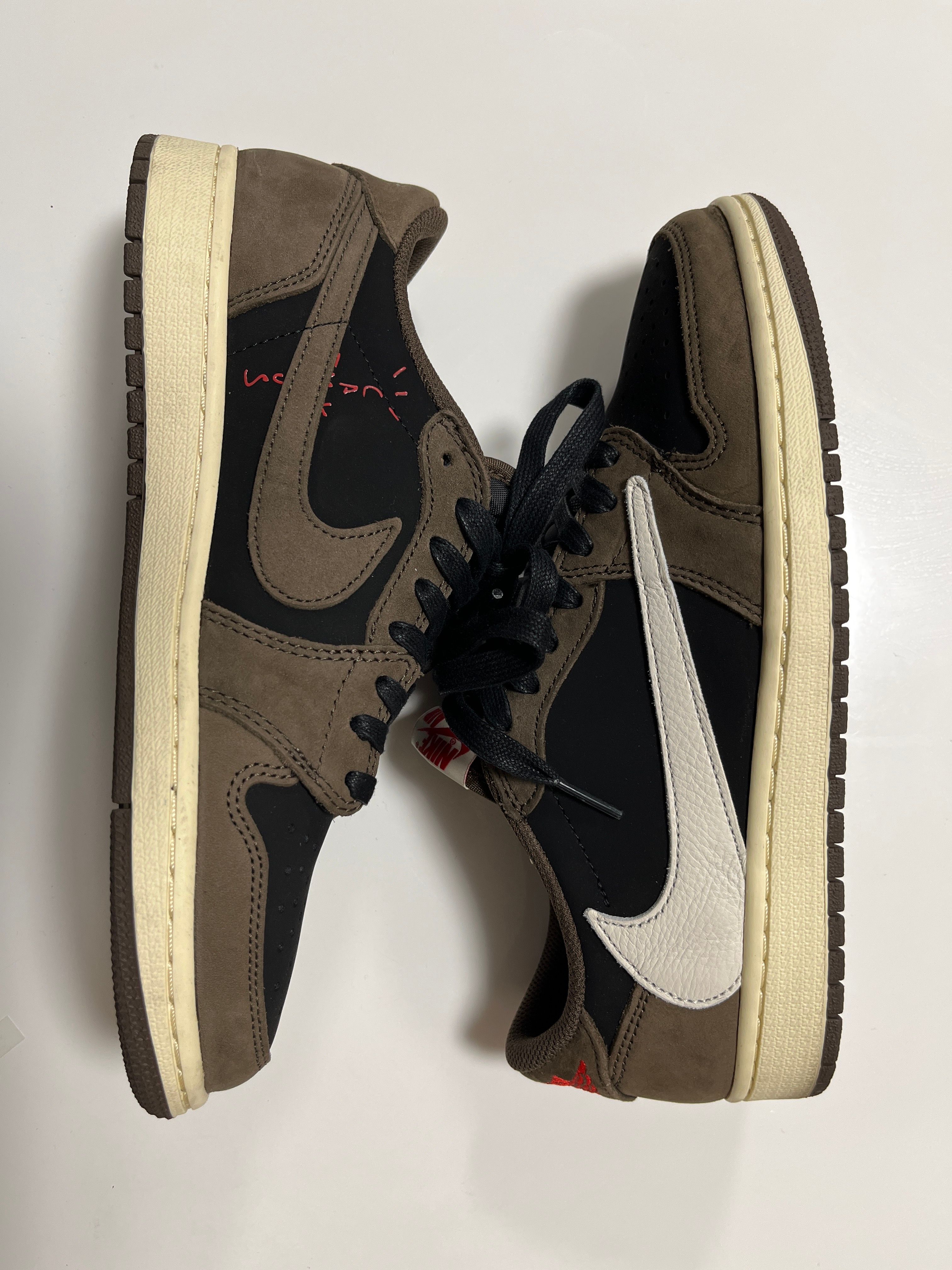 Travis Scott × Nike Air Jordan 1 Low OG SP-T "Black/Dark Mocha"