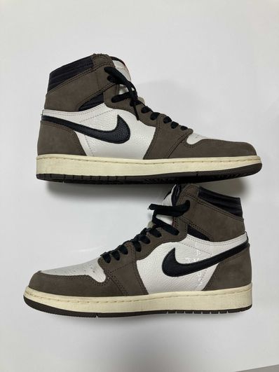 Travis Scott × Nike Air Jordan 1 Retro High OG TS SP "Sail/Dark Mocha"