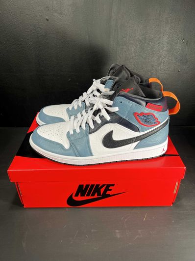 FACETASM × Nike Air Jordan 1 Mid "White/Navy"