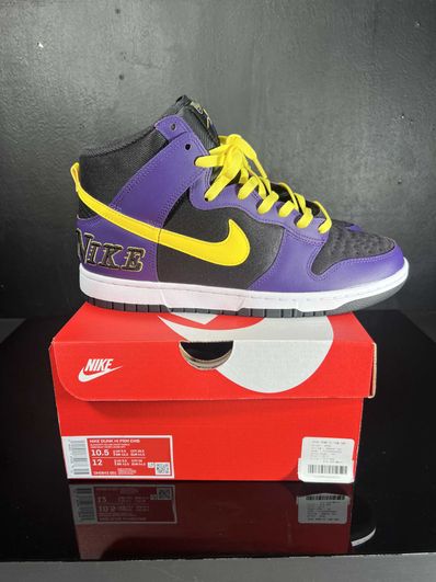 Nike Dunk High EMB "Lakers"