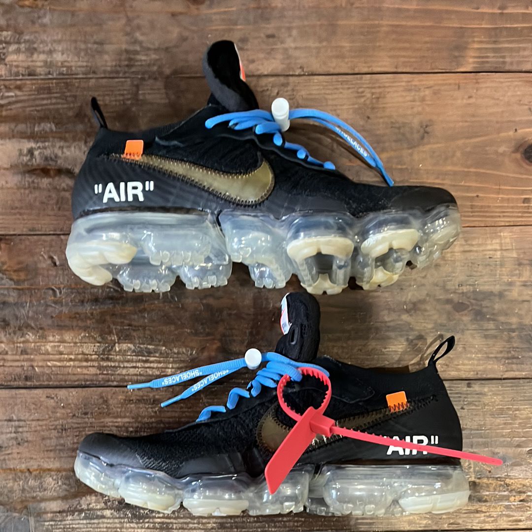 Off-White × Nike Air Vapormax "Black/Total Orange/Clear"