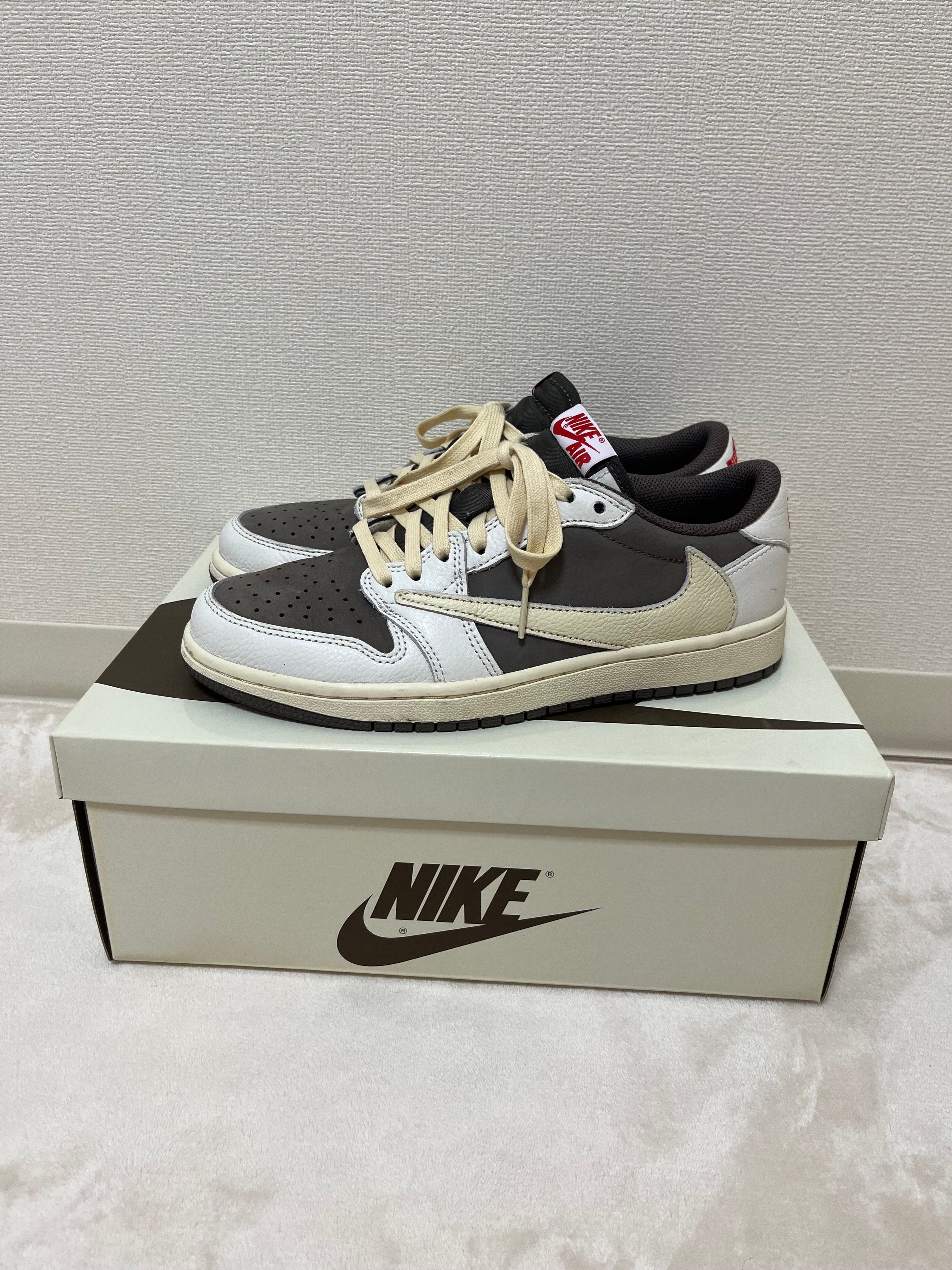 Travis Scott × Nike Air Jordan 1 Low OG SP "Reverse Mocha/Sail and Ridgerock"
