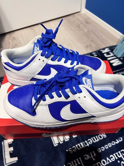 Nike Dunk Low Retro "Racer Blue and White"