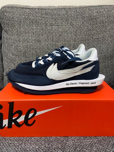 Fragment × sacai × Nike LD Waffle "Blackended Blue"