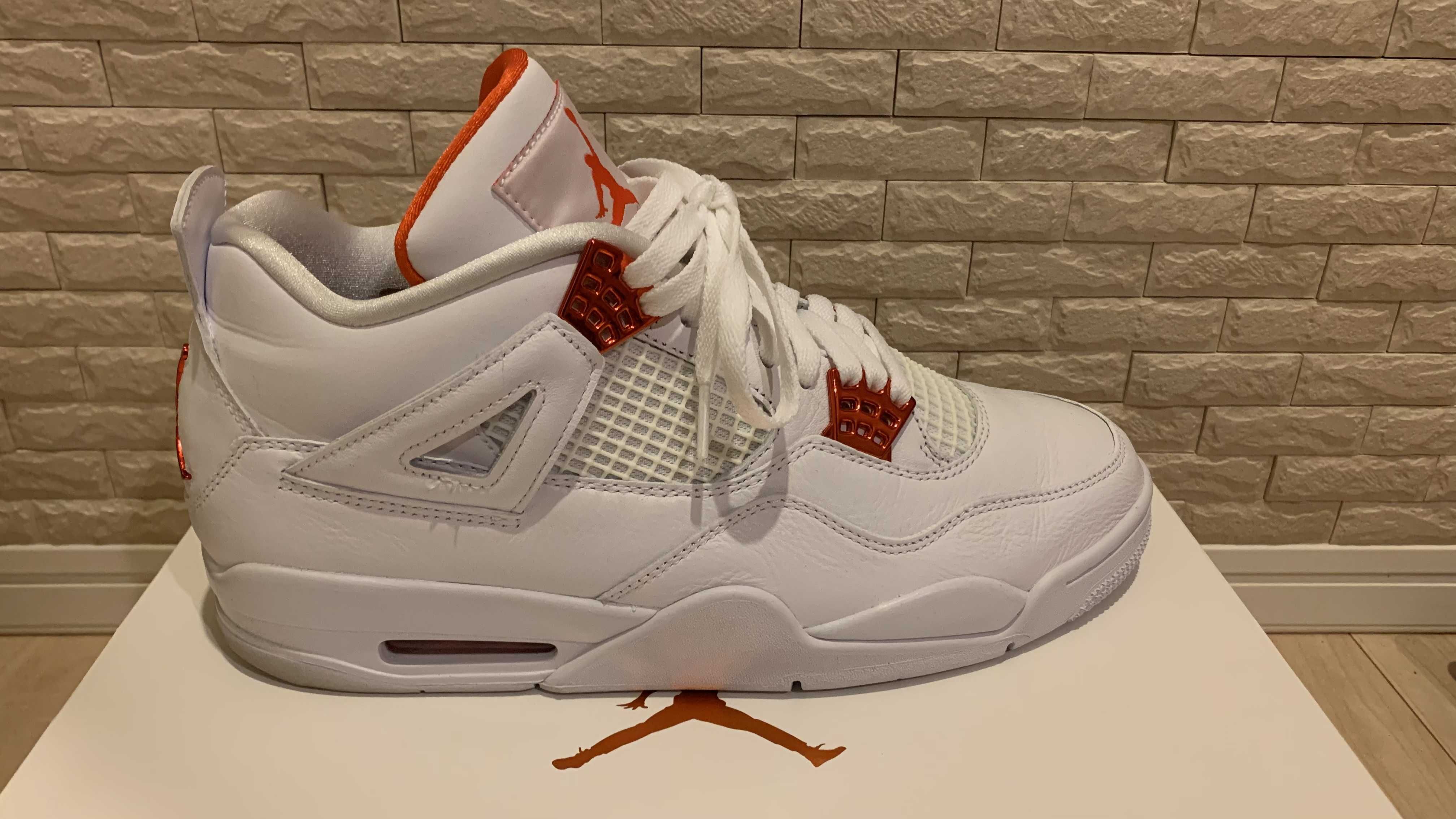 Nike Air Jordan 4 Retro "White/Team Orange"