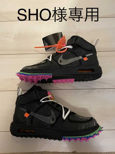 Off-White × Nike Air Force 1 Mid "Black"