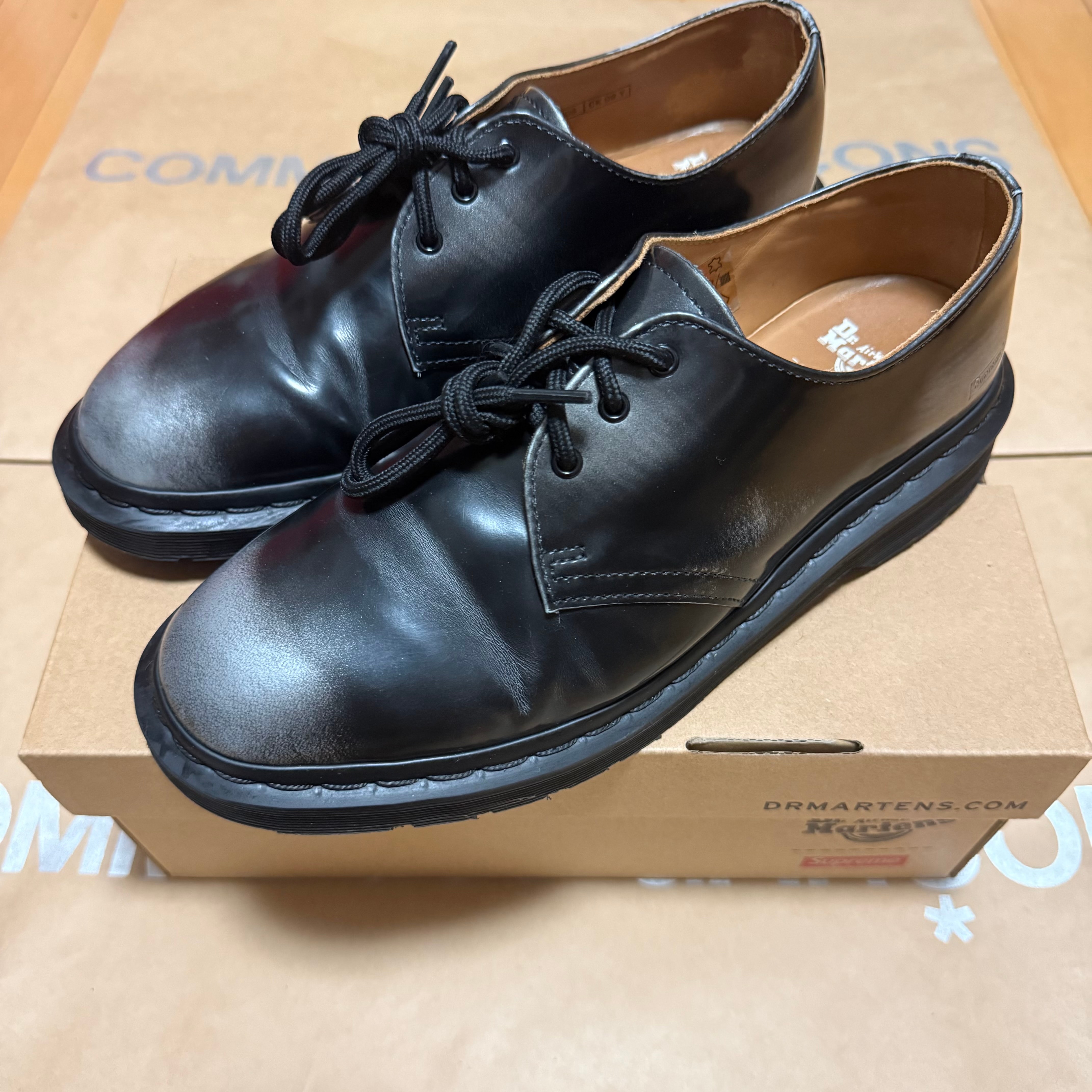 Supreme × Dr.Martens 1461 3 Eye Shoe "Black"