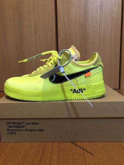 Off-White × Nike Air Force 1 Low "Volt"