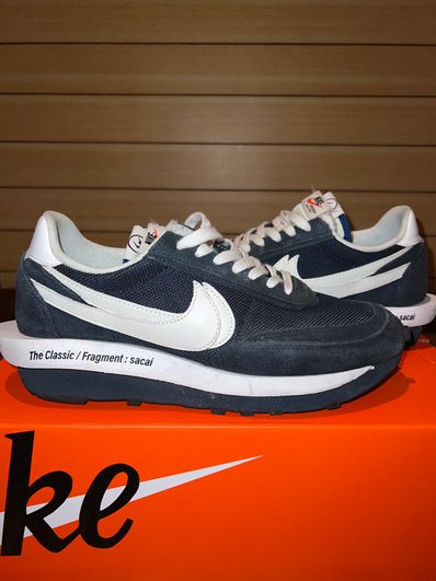 Fragment × sacai × Nike LD Waffle "Blackended Blue"