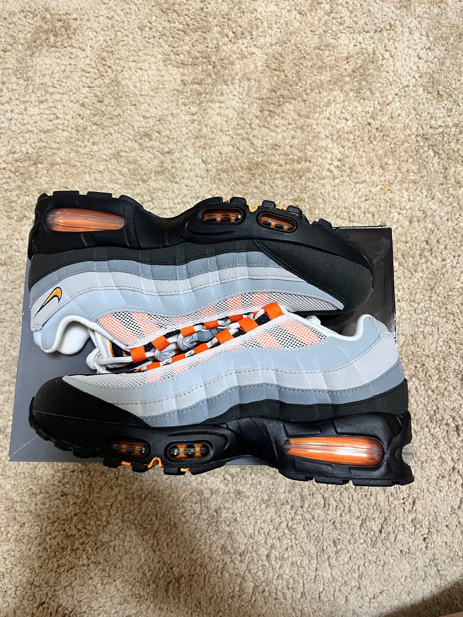 Nike Air Max 95 OG Big Bubble "Bright Mandarin" (2025)