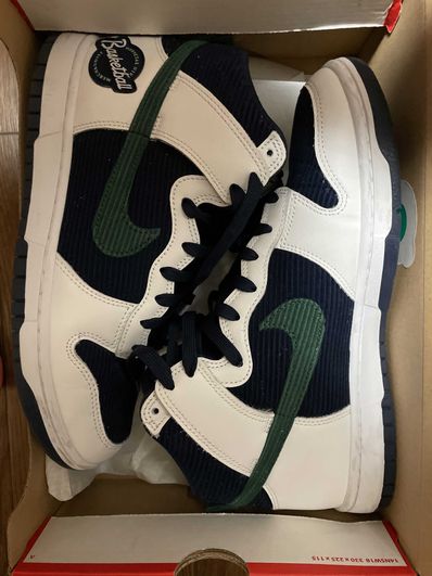 Nike Dunk High EMB "College Navy"