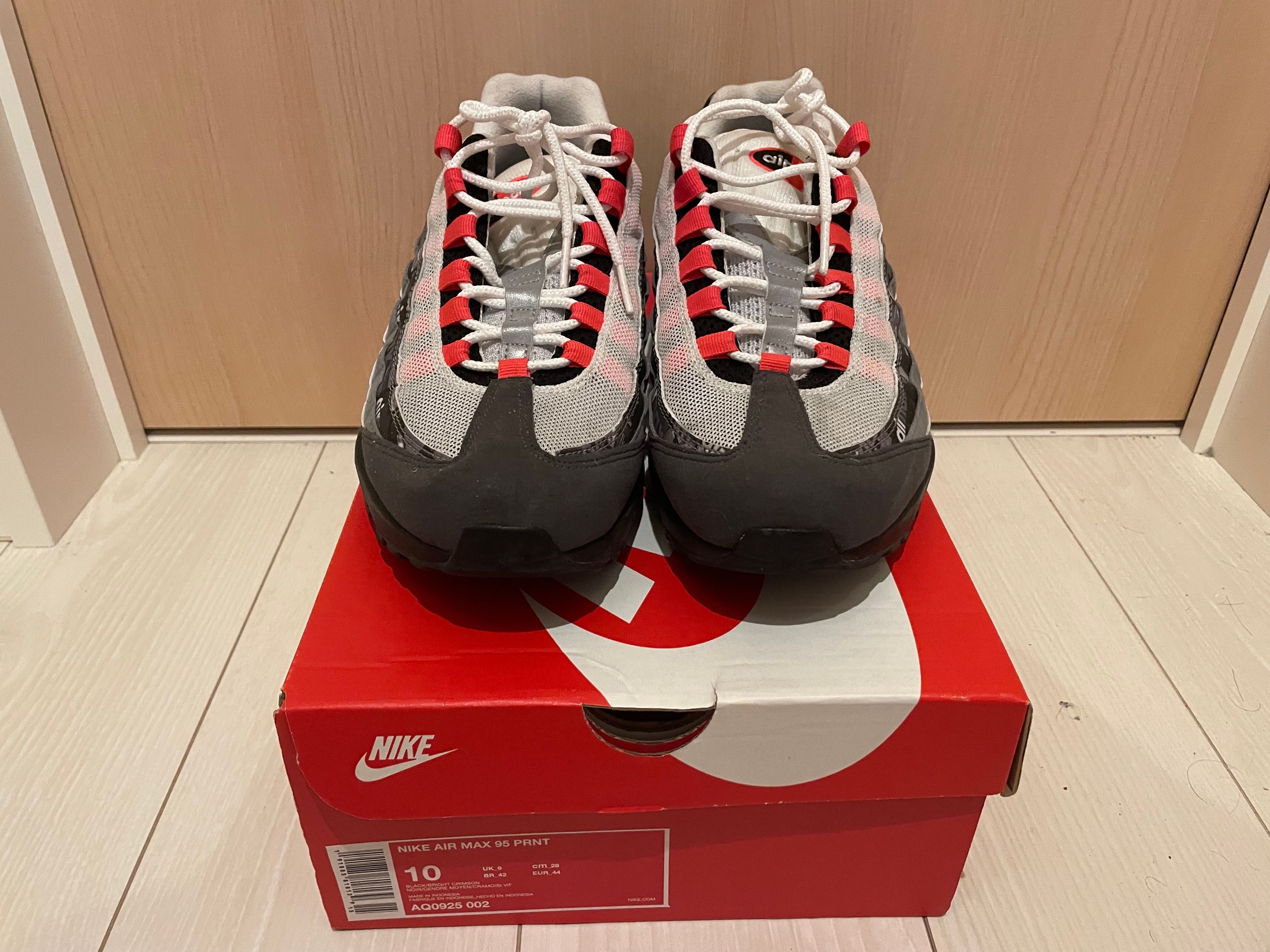 中古　アトモス × ナイキ エアマックス95 \"レッド ウィー ラブ ナイキ\" atmos × Nike Air Max 95 