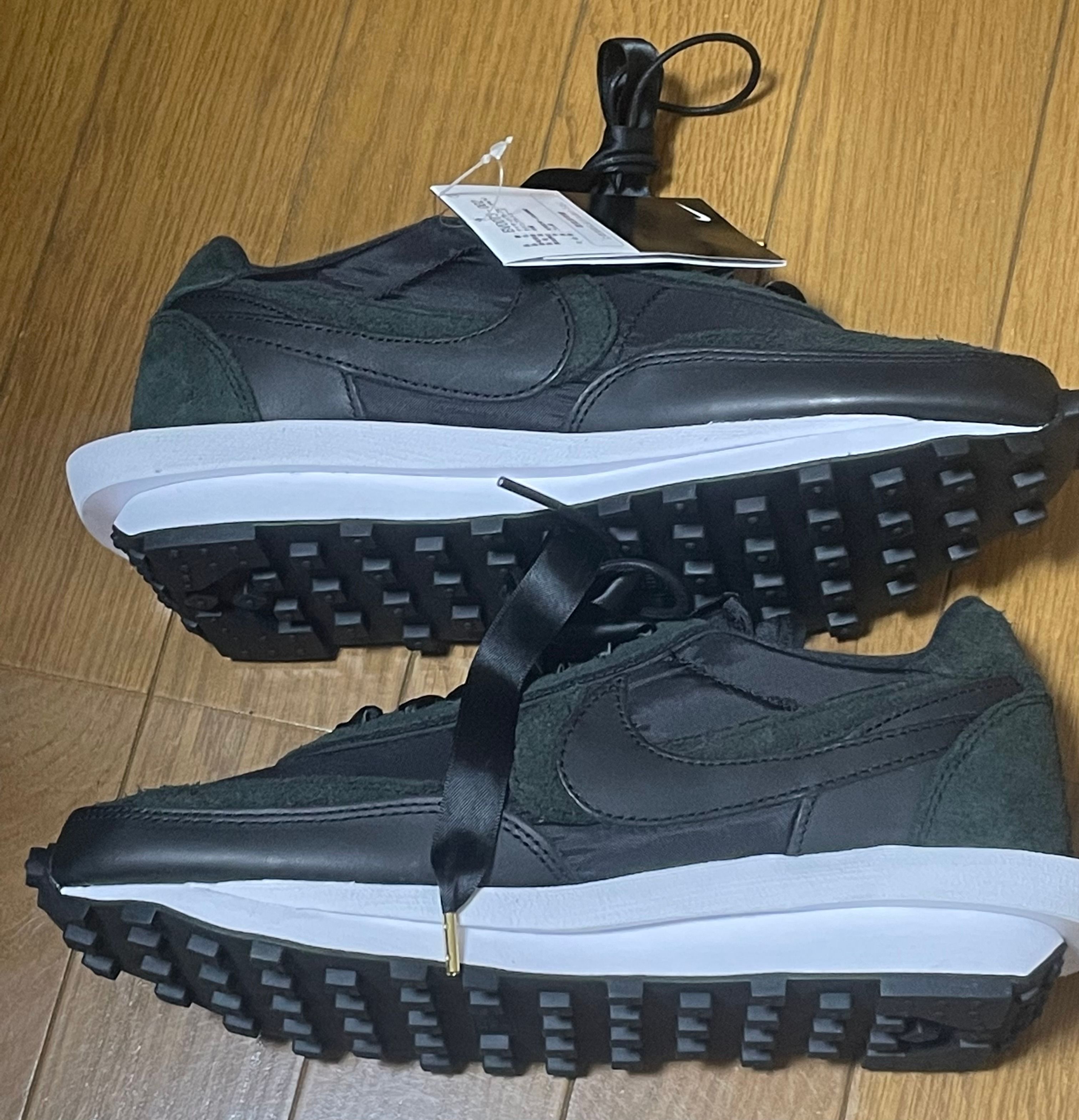 sacai × Nike LDV Waffle "Triple Black"