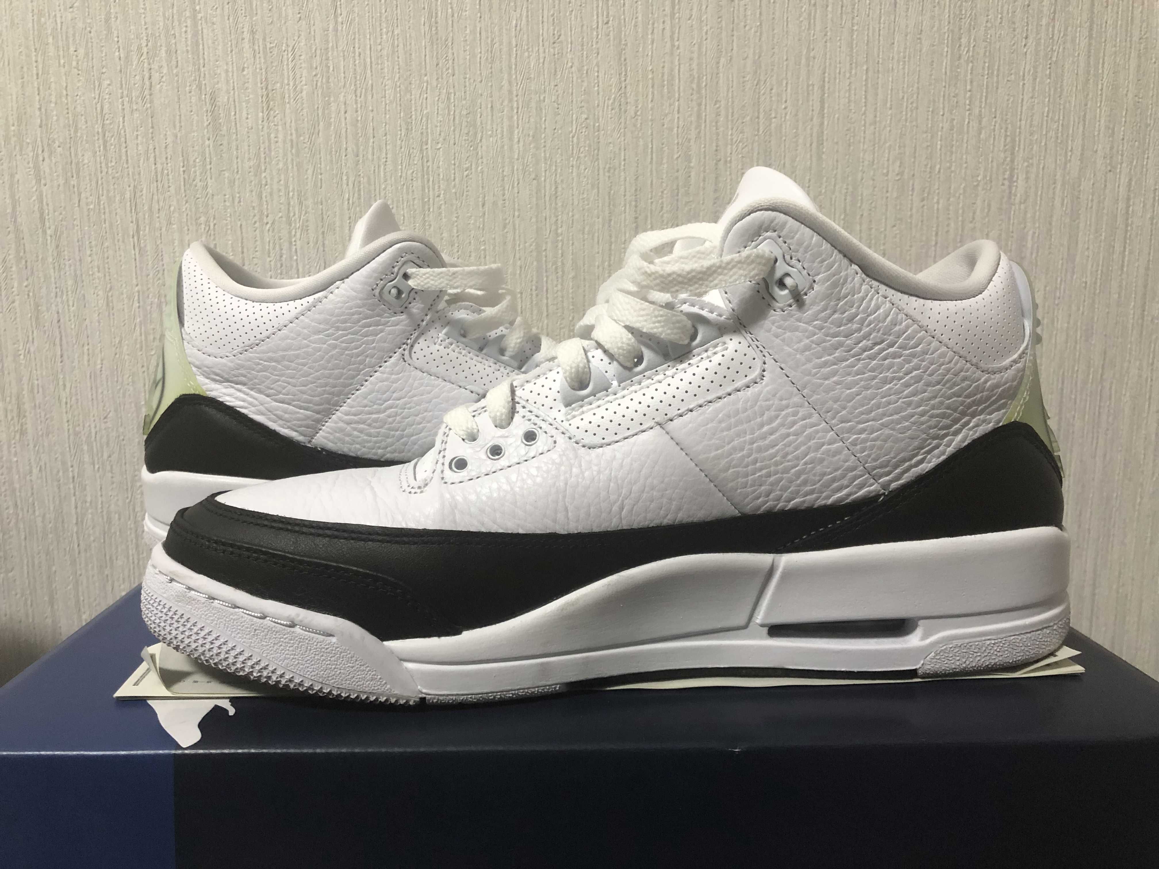 Fragment × Nike Air Jordan 3 "White/Black"