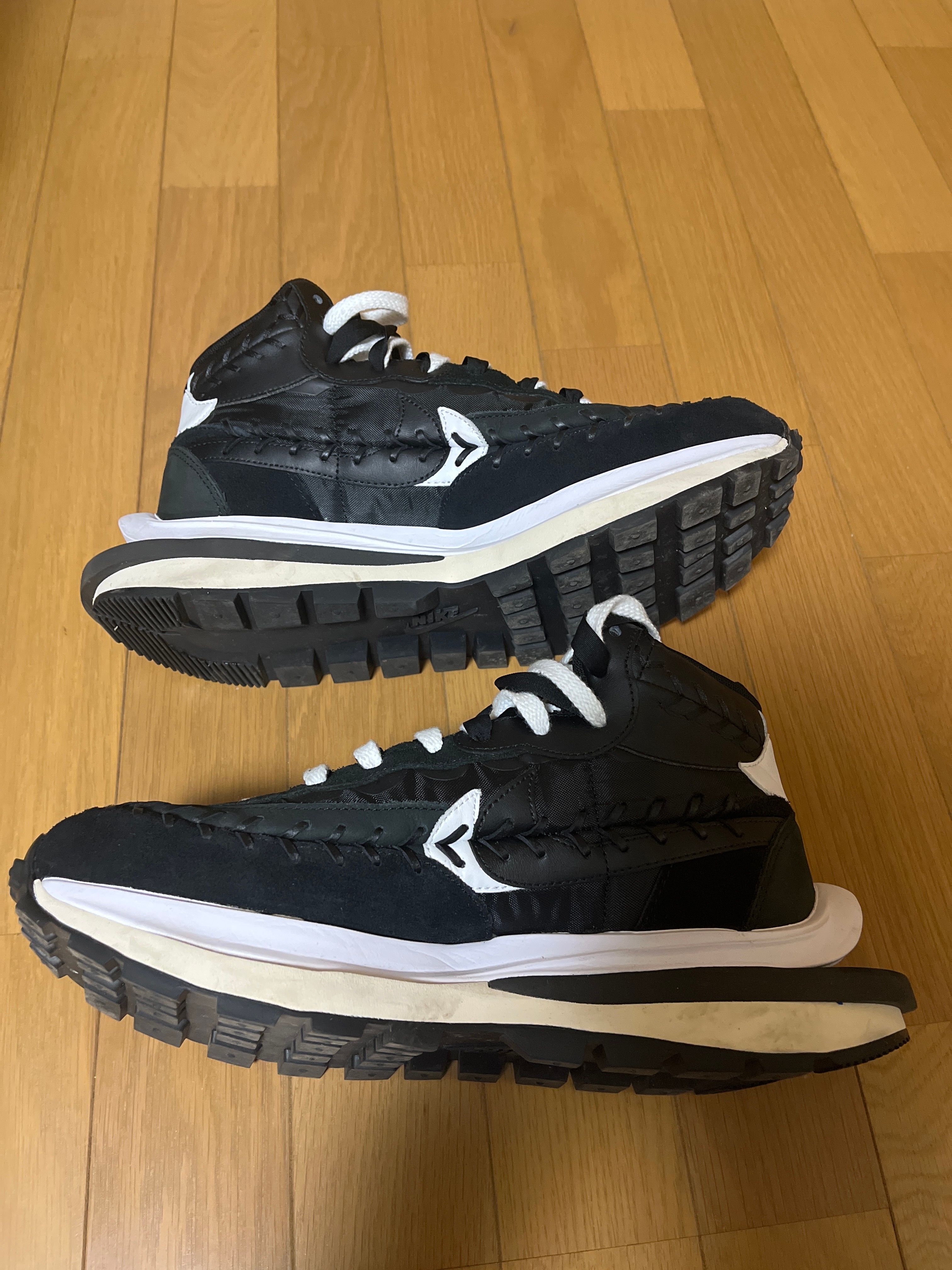 Jean-Paul Gaultier × sacai × Nike Vapor Waffle "Black/Black-White"