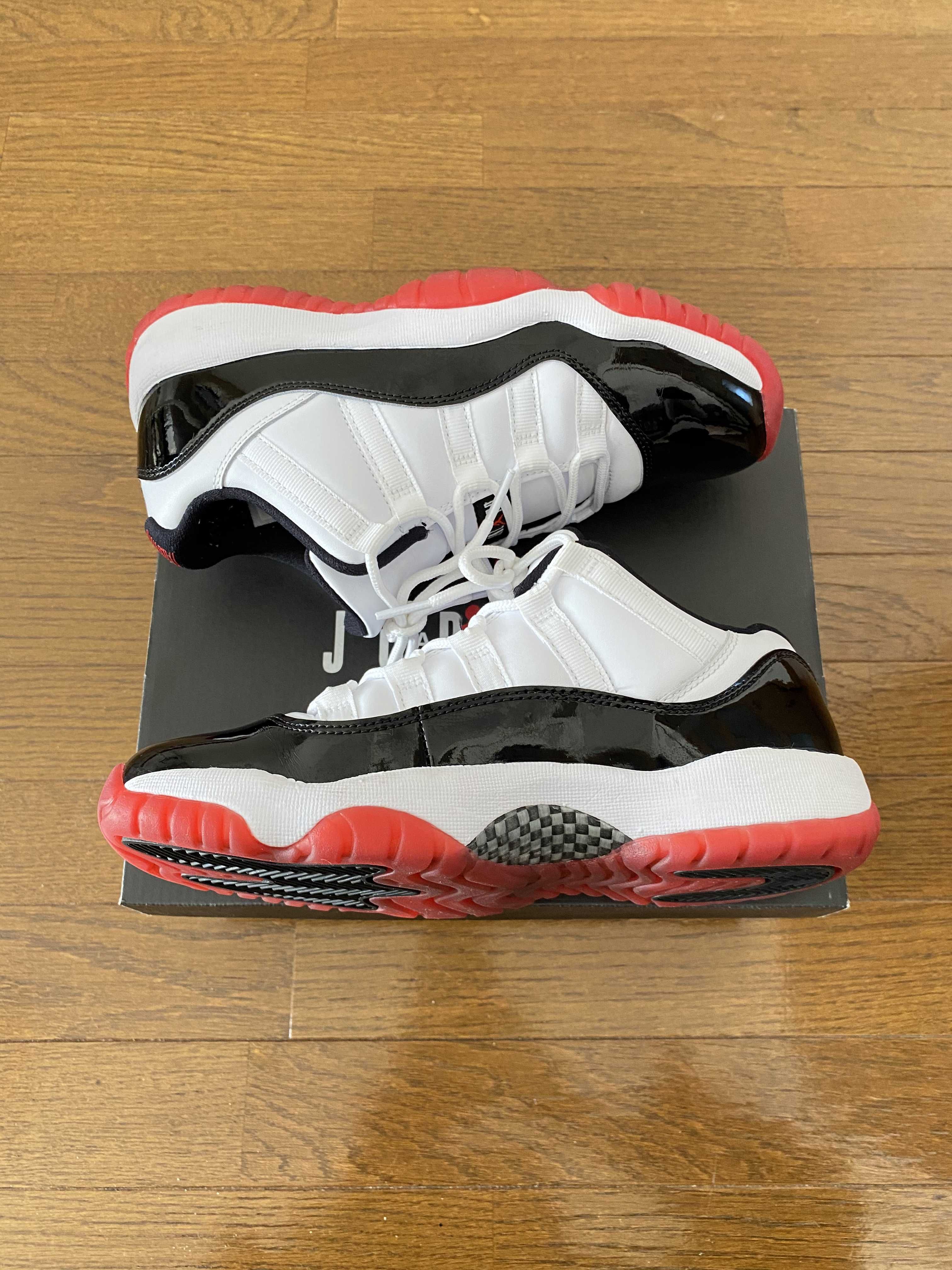 NIKE AIR JORDAN11 LOW GS "GYM RED"