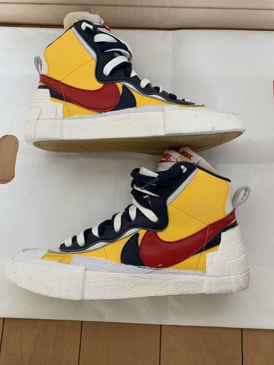 sacai × Nike Blazer Mid "Varsity Maize/Varsity Red"