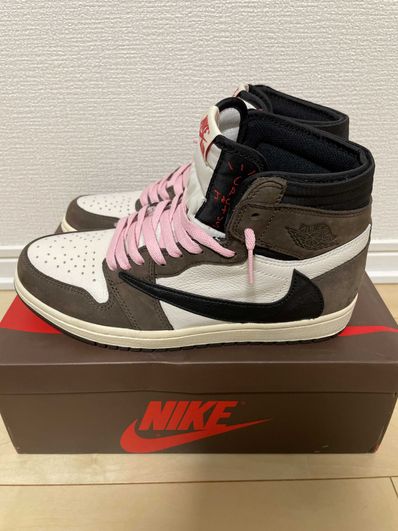 Travis Scott × Nike Air Jordan 1 Retro High OG TS SP "Sail/Dark Mocha"