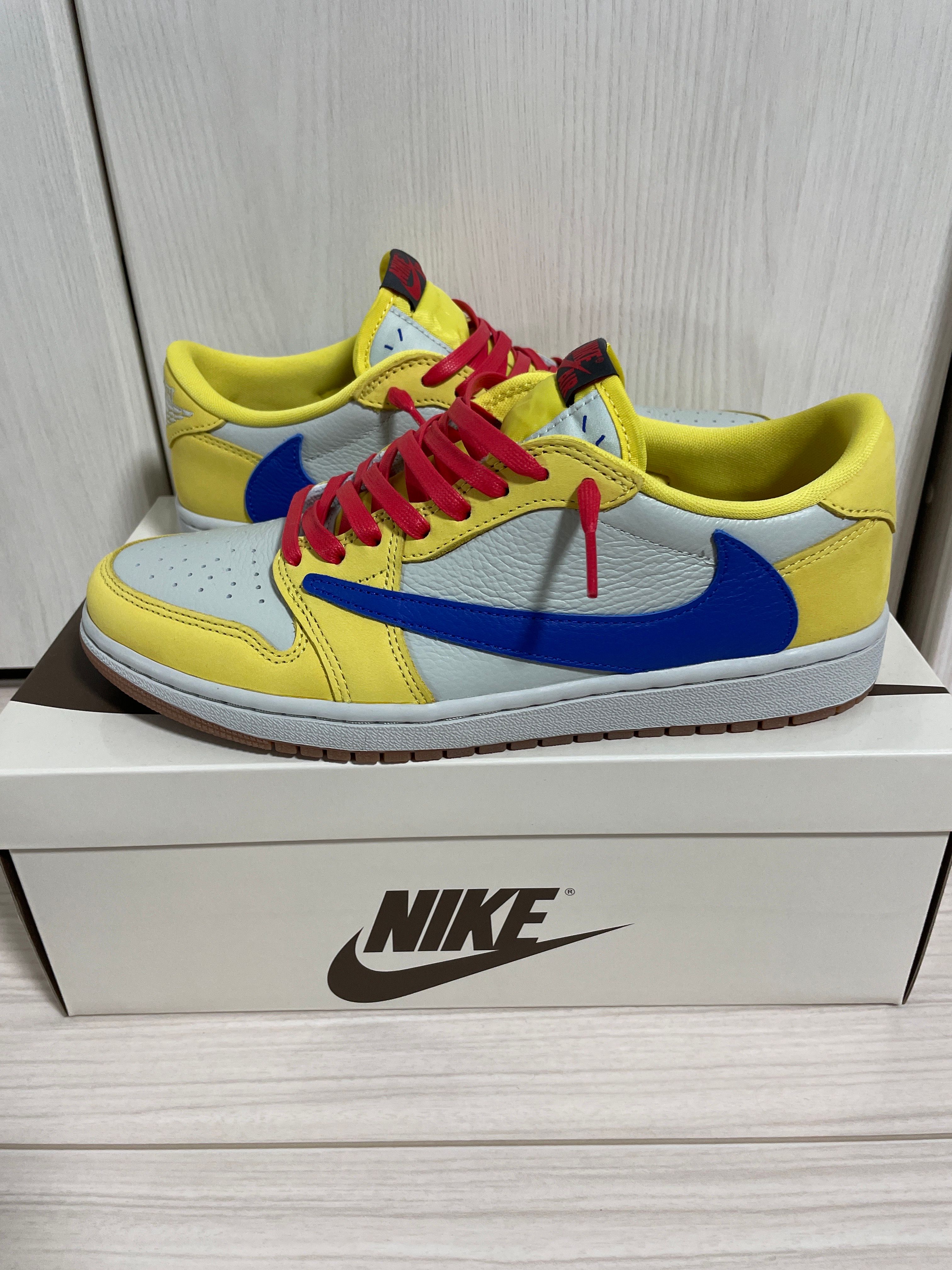 Travis Scott × Nike Women's Air Jordan 1 Retro Low OG "Canary"