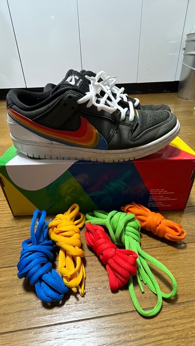 Polaroid × Nike SB Dunk Low Pro QS "Black/White"