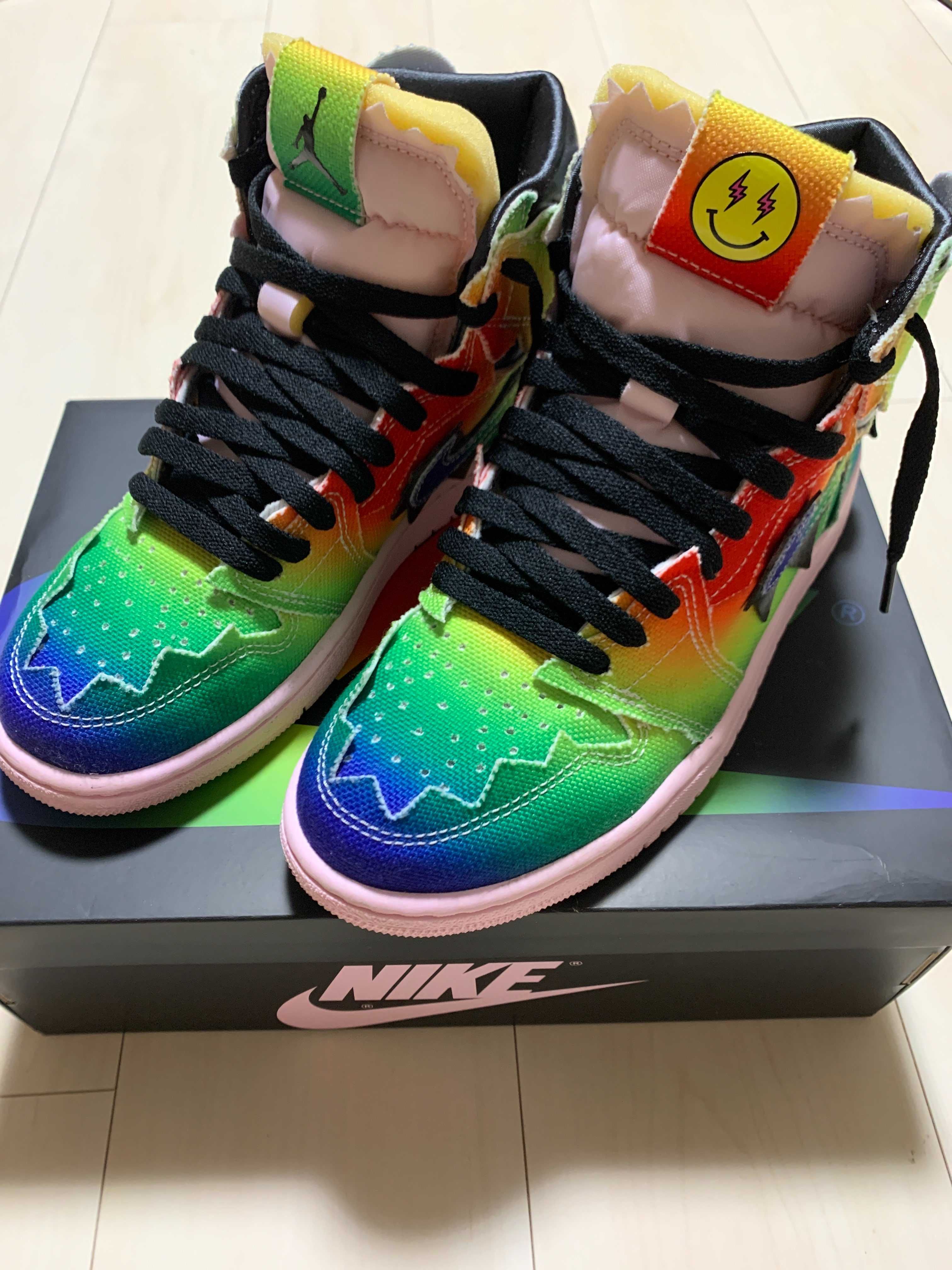 J Balvin × Nike Air Jordan 1 High OG "Rainbow"
