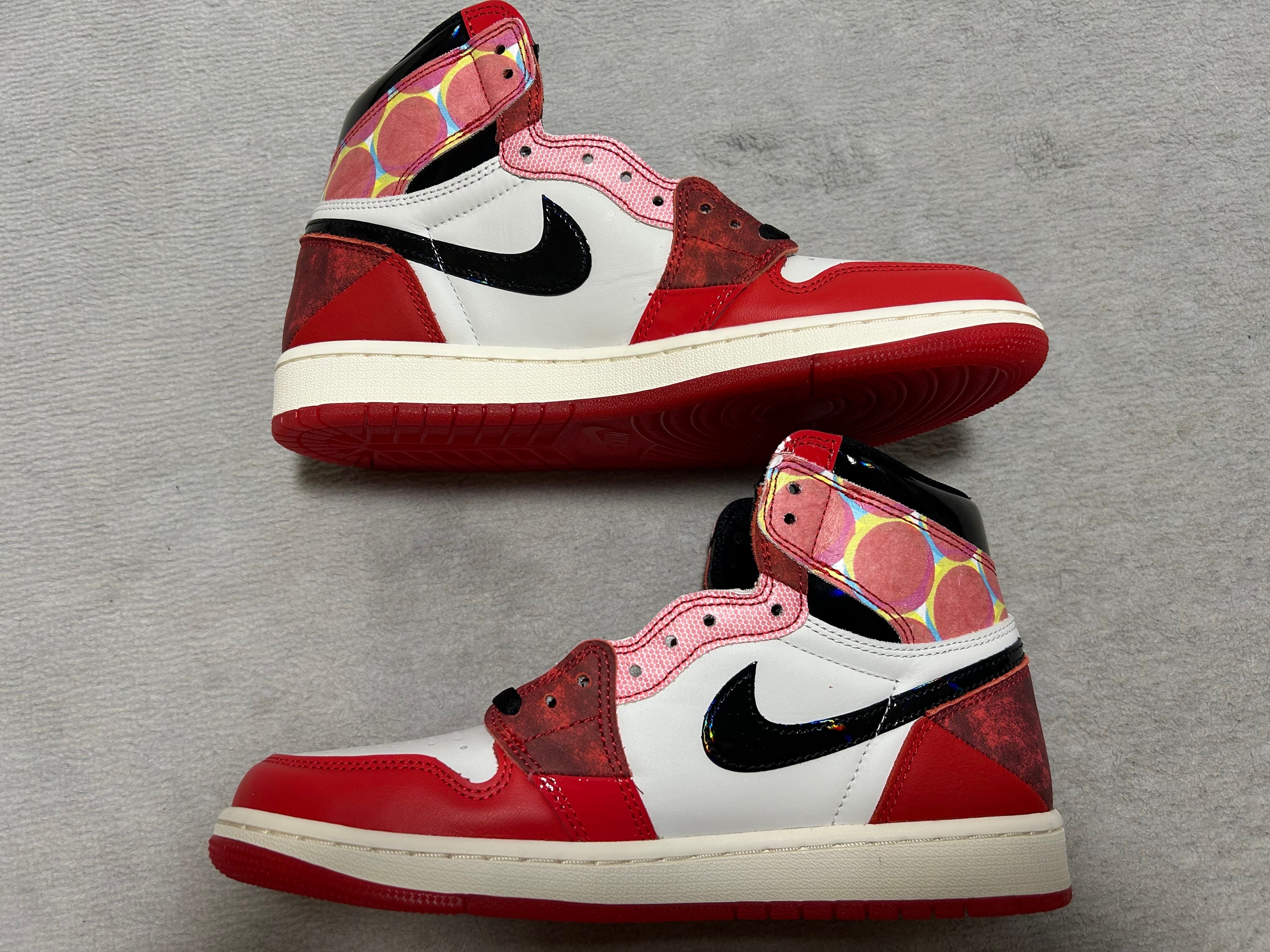 Spider-Man × Nike Air Jordan 1 Retro High OG SP "Spider-Man: Across the Spider-Verse/University Red"