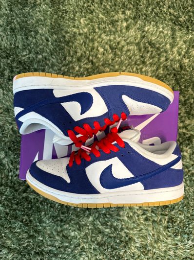 Nike SB Dunk Low "Los Angeles Dodgers/Deep Royal Blue"