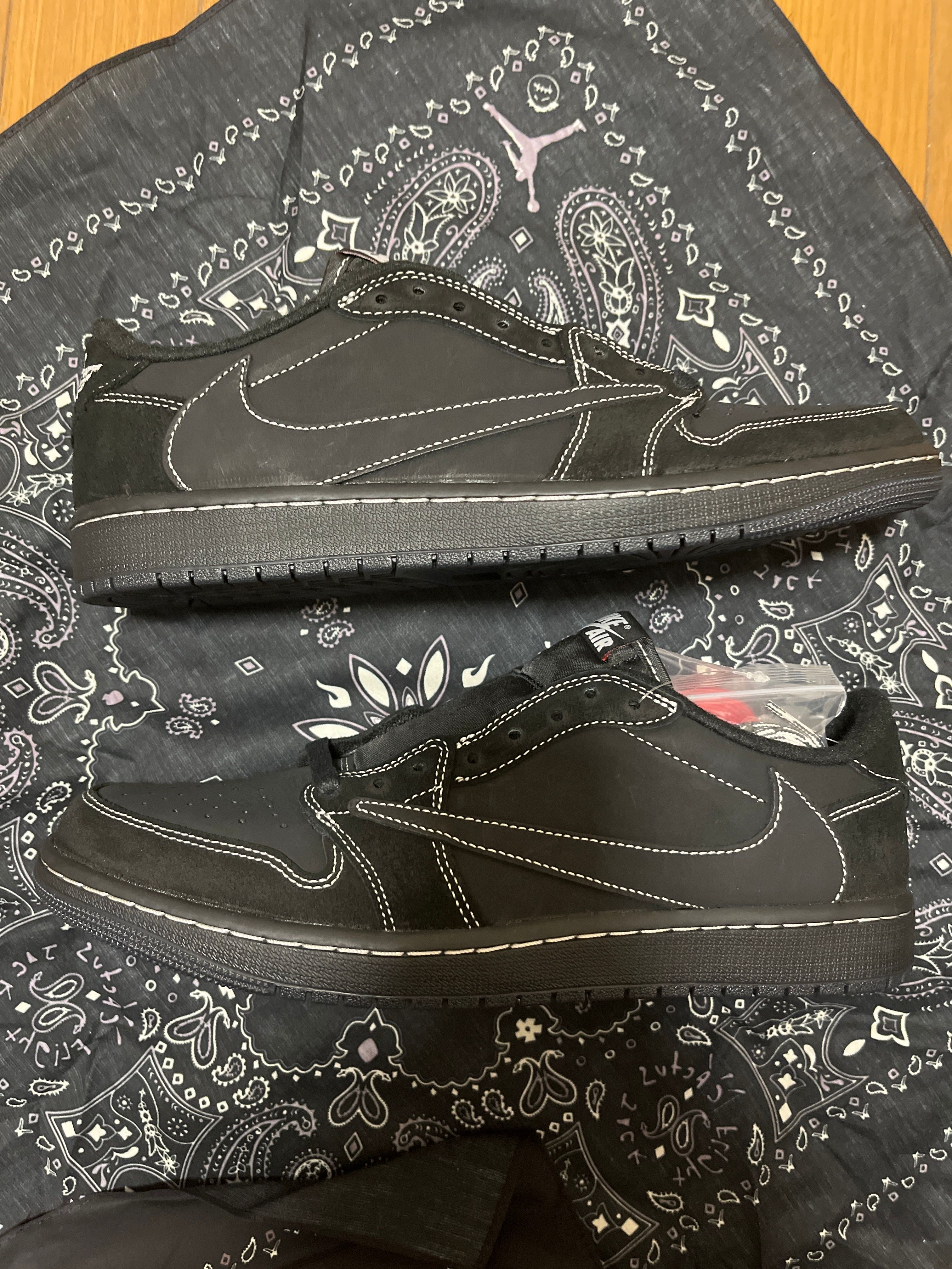 Travis Scott × Nike Air Jordan 1 Low OG SP "Black Phantom"
