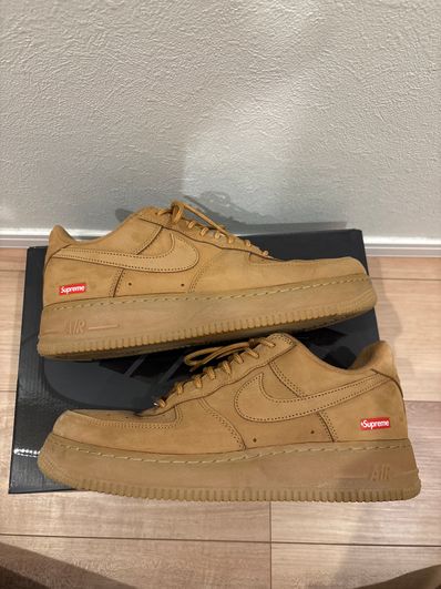 Supreme × Nike Air Force 1 Low "Flax/Wheat"