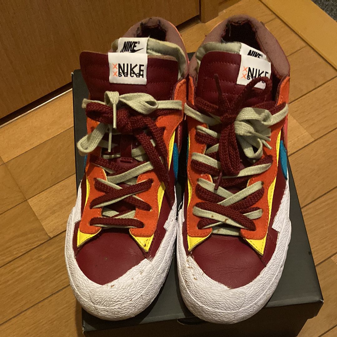 KAWS × sacai × Nike Blazer Low "Team Red"