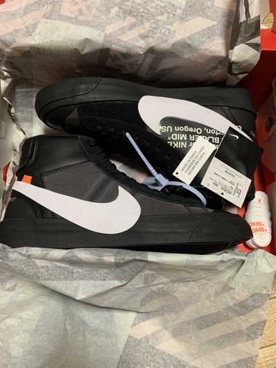 Off-White × Nike Blazer Studio Mid "Grim Reaper"