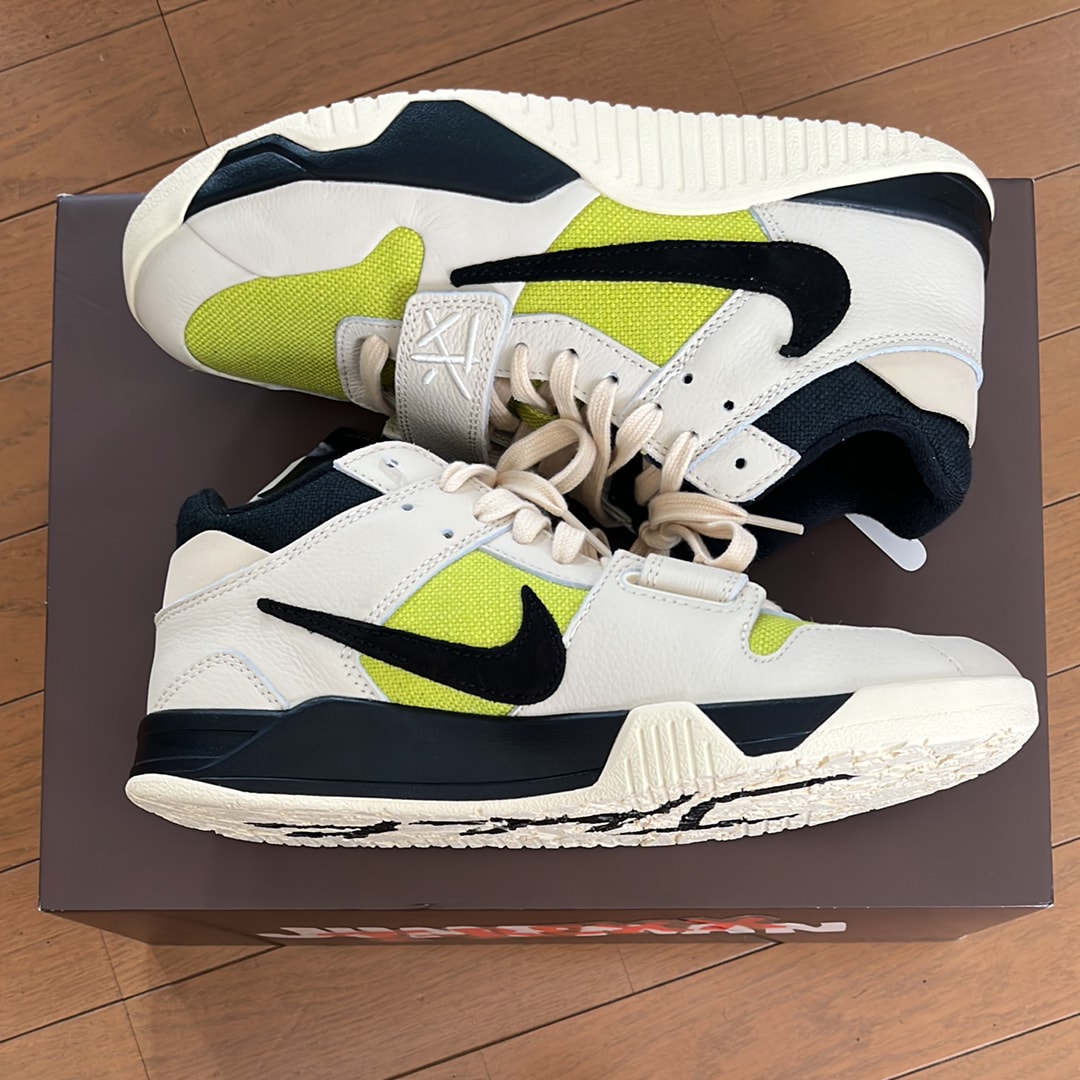 Travis Scott × Nike Jordan Jumpman Jack TR CJ1 T-Rexx "Bright Cactus"